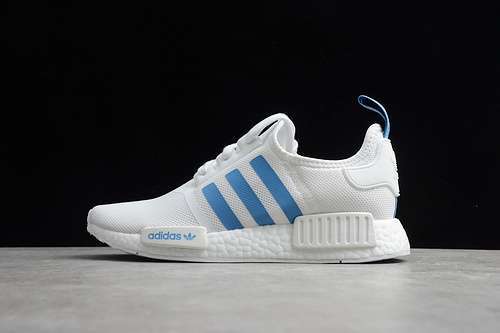 【300】[D96689]-[NMD_R1 J SHOES CLOUD WHITE/BLUE]-[WOMAN:36-39]-[MAN:40-45]
