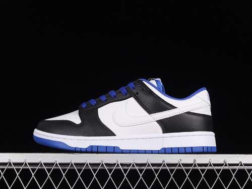 【330】[FD9064-110]-[DUNK LOW WHITE/WHITE/BLACK/GAME ROYAL]-[WOMAN:35.5-39]-[MAN:40-47.5]