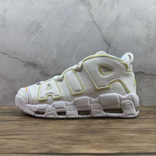【350】[DM3035-100]-[AIR MORE UPTEMPO WHITE/WHITE/LIGHT CITRON]-[WOMAN:36-39]-[MAN:40-45]