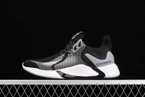 【280】[CG5595]-[ALPHABOUNCE BEYOND SHOES CORE BLACK/WHITE/GREY]-[WOMAN:36-39]-[MAN:40-45]