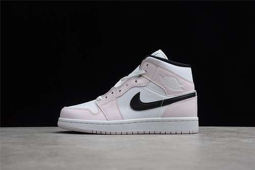【340】[BQ6472-500]-[AIR JORDAN 1 MID BARELY ROSE/WHITE/BLACK]-[WOMAN:35.5-40]
