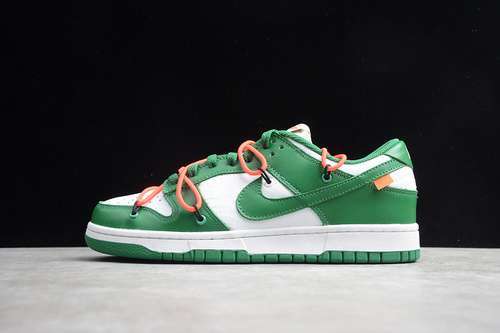 【430】[CT0856-100]-[GZ OFF-WHITE X FUTURA X DUNK LOW POWDER GREEN/WHITE]-[UNISEX:36-46]