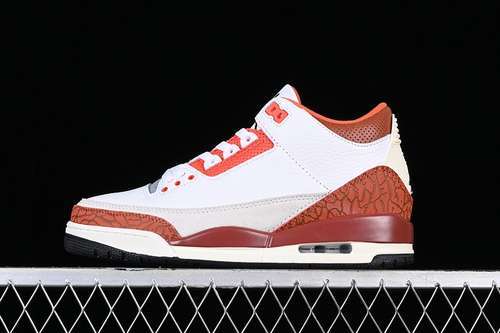 【340】[DV7028-108]-[AIR JORDAN 3 RETRO GS MARS STONE WHITE/BLACK/MARS STONE/TEAM ORANGE]
