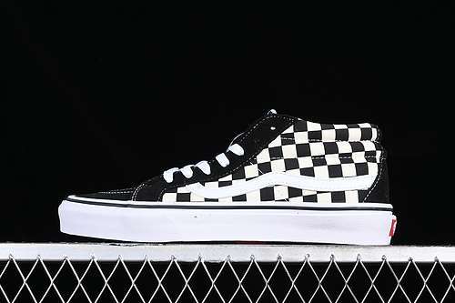 【230】[VN0A391FQXH]-[VANS SK8-MID BLACK/WHITE]-[WOMAN:35-39]-[MAN:40-44]