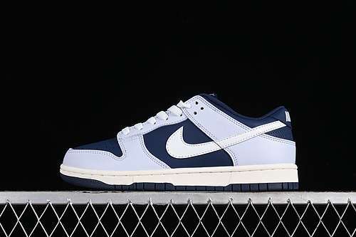 【280】[FB9109-002]-[SB DUNK LOW FOOTBALL GREY/SUMMIT WHITE/MIDNIGHT NAVY]-[WOMAN:36-39]-[MAN:40-46]