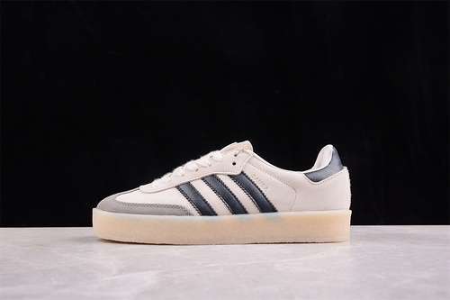 【280】[IE4033]-[RONNIE FIEG X CLARKS X 8TH STREET SAMBA CHALK WHITE/CORE BLACK/CHALK WHITE]-[36-47]