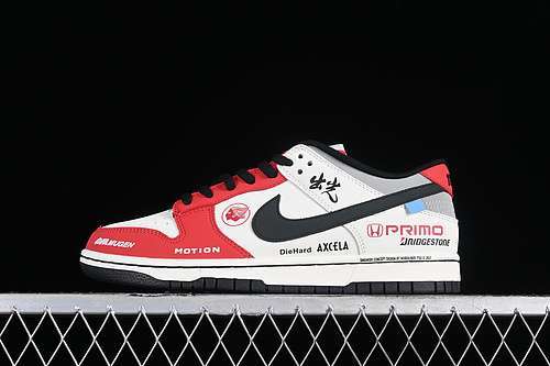 【380】[MU0232-367]-[SB DUNK LOW WHITE/GREY/BLACK/RED]-[WOMAN:36-39]-[MAN:40-45]