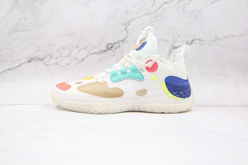 【360】[FZ1071]-[HARDEN VOL. 5 FUTURENATURAL SHOES CRYSTAL WHITE/CLOUD WHITE/ROYAL BLUE]-[MAN:40-46]