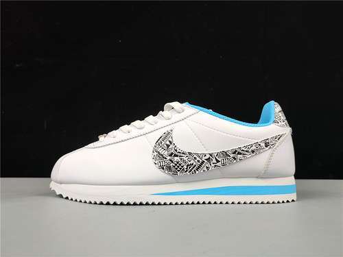 [CJ1154-100]-[CORTEZ N7 WHITE/BLACK/DARK TURQUOISE/WHITE]-[WOMAN:36-39]-[MAN:40-44]