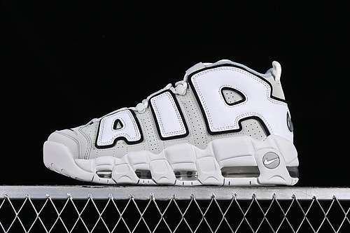【350】[FB3021-001]-[AIR MORE UPTEMPO 96 QS WHITE/BLACK/GREY]-[WOMAN:36-39]-[MAN:40-46]