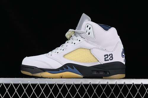 【480】[FZ5758-004]-[A MA MANIERE AIR JORDAN 5 RETRO PHOTON DUST WHITE/BLUE]-[MAN:40-47.5]