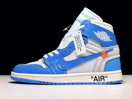 【500】[AQ0818-148]-[AIR JORDAN 1 RETRO HIGH X OFF WHITE UNIVERSITY BLUE]-[WOMAN:36-39]-[MAN:40-47.5]