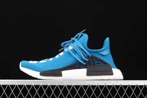 【360】[BB0618]-[PHARRELL X NMD HUMAN RACE SHOES RACE BLUE/CORE BLACK/CLOUD WHITE]-[MAN:40-48]
