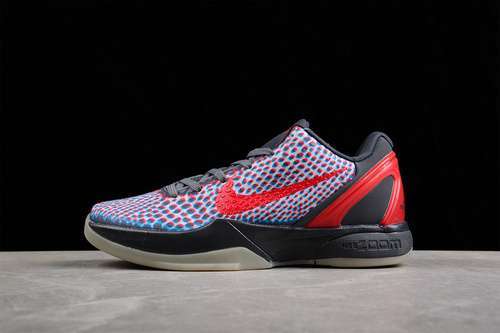 【360】[DD2305-003]-[ZOOM KOBE 6 PROTRO 3D HOLLYWOOD DARK GREY/DARING RED/CHLORINE BLUE]-[MAN:40-46]