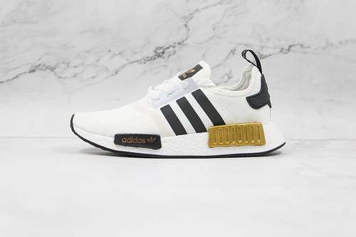 【320】[EG5662]-[NMD_R1 SHOES CLOUD WHITE/CORE BLACK/GOLD METALLIC]-[WOMAN:36-39]-[MAN:40-45]