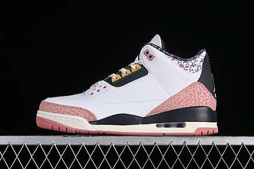 【400】[441140-100]-[AIR JORDAN 3 RETRO WHITE/ANTHRACITE-RED STARDUST-SAIL-SATURN GOLD]-[36-47.5]