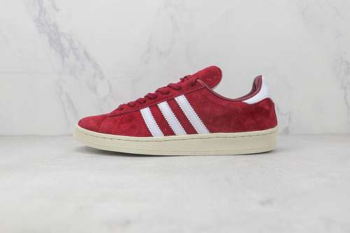 【300】[GX9404]-[CAMPUS 80S SHOES COLLEGIATE BURGUNDY/CLOUD WHITE/OFF WHITE]-[WOMAN:36-39]-[MAN:40-45]