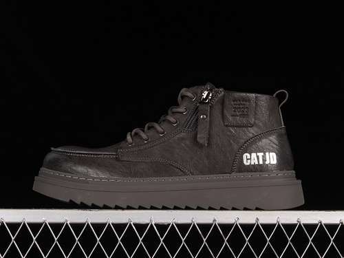 【340】[P73536B3D]-[CAT 2022SS CASUAL MARTENS BOOTS BLACK/BLACK/WHITE]-[MAN:39-44]