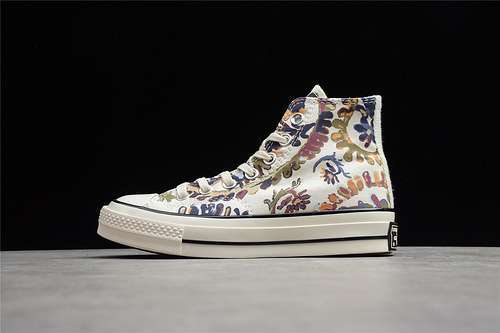 【230】[572545C]-[CHUCK TAYLOR ALL STAR 70S HIGH TOP FALL FLORALS WHITE/MULTI-COLOR/EGRET]
