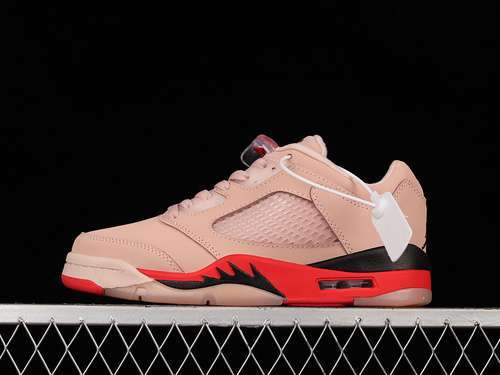 【380】[DA8016-806]-[AIR JORDAN 5 RETRO LOW GIRLS THAT HOOP ARCTIC ORANGE/RED/BLACK]-[UNISEX:36-45]