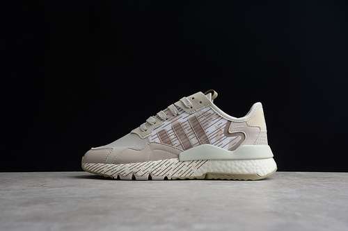 【280】[FV1323]-[NITE JOGGER BOOST SHOES KHAKI/SILVER/CLOUD WHITE]-[WOMAN:36-39]-[MAN:40-45]