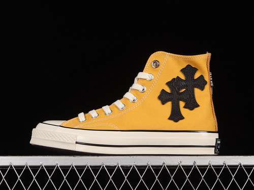 【300】[A88888C]-[CHROME HEARTS X CHUCK TAYLOR ALL-STAR 70S ORANGE/BLACK/WHITE]-[UNSIEX:35-44]