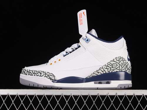 【400】[CT8532-148]-[AIR JORDAN 3 WASHINGTON WIZARDS WHITE/METALLIC COPPER/TRUE BLUE/CEMENT GREY]