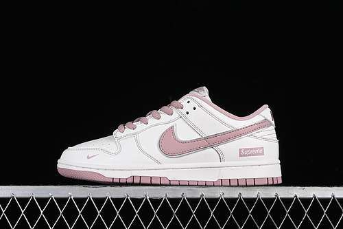 【280】[DY1503-006]-[SUPREME SB DUNK LOW WHITE/PINK]-[WOMAN:35.5-39]-[MAN:40-47.5]