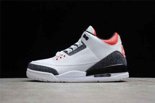 【280】[CZ6431-100]-[AIR JORDAN 3 RETRO DENIM SE WHITE/FIRE RED/BLACK]-[WOMAN:36-39]-[MAN:40-45]