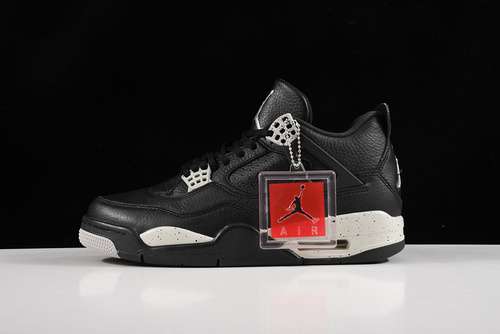【460】[314254-003]-[AIR JORDAN 4 RETRO LS OREO BLACK/TECH GREY-BLACK]-[MAN:40-46]