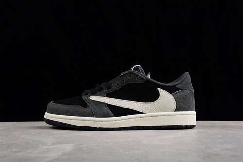 【360】[DM7866-001]-[TRAVIS SCOTT X AIR JORDAN 1 LOW OG SP BLACK/PHANTOM]-[WOMAN:36-39]-[MAN:40-47.5]