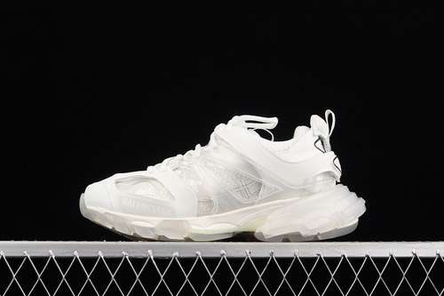 【550】[W1GB96509]-[BA*LEN*CIAGA SNEAKER TESS S.GOMMA RES BI ALV/TIS EFF NUBUK/TIS E WHITE/WHITE]