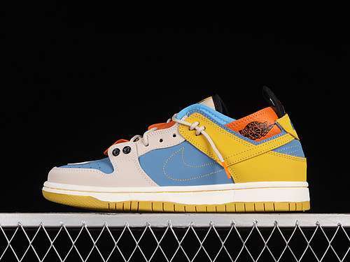 【280】[BQ6817-037]-[SB DUNK LOW BLUE/YELLOW/ORANGE/GREY]-[WOMAN:36-39]-[MAN:40-45]