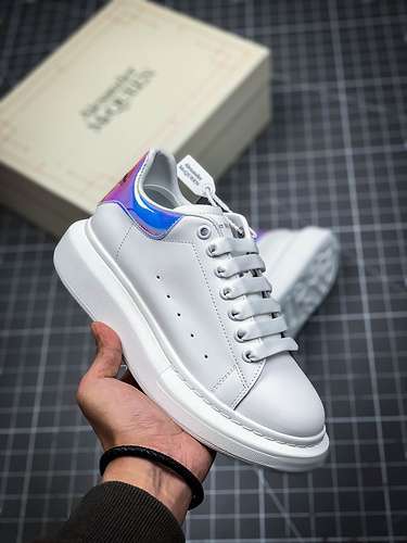 【350】[ALE*XANDER MCQUEEN SOLE SNEAKERS WHITE/COLORFUL]-[WOMAN:36-39]-[MAN:40-44]