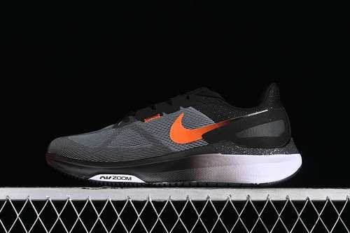 【250】[FQ8724-084]-[AIR ZOOM STRUCTURE 25 2024 SMOKE GREY/BLACK/DARK SMOKE GREY/SAFETY ORANGE][39-46]