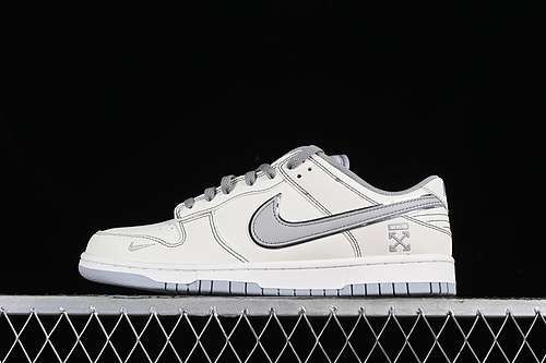 【360】[DJ2024-001]-[SB DUNK LOW OFF-WHITE OFF WHITE/GREY]-[WOMAN:36-39]-[MAN:40-45]