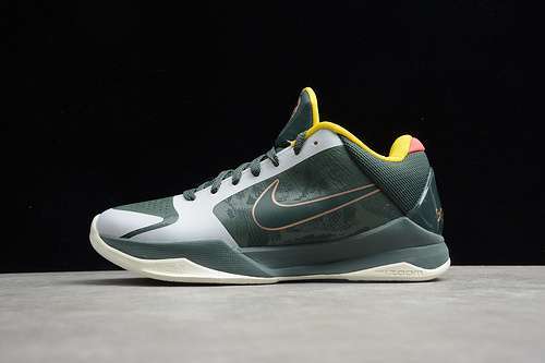 【390】[CD4991-300]-[KOBE 5 PROTRO EYBL FOREST GREEN/METALLIC RED BRONZE-SPEED YELLOW]