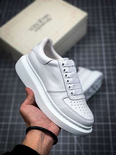 【360】[ALE*XANDER MCQUEEN SOLE SNEAKERS WHITE/WHITE/WHITE]-[WOMAN:35-39]-[MAN:40-44]