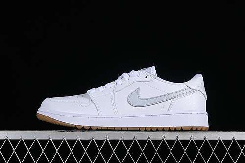 【260】[DD9315-111]-[AIR JORDAN 1 RETRO LOW GOLF WHITE/PURE PLATINUM/GUM MEDIUM BROWN]-[35.5-47.5]
