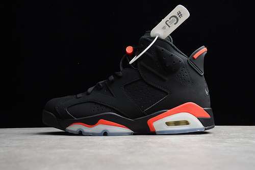 [384664-060]-[CJ AIR JORDAN 6 RETRO BLACK/INFRARED-2019 RELEASE]-[MAN:40-45]