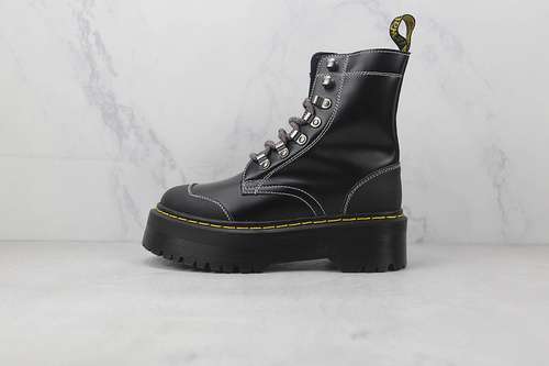【280】[DR.MARTENS 1406 HIGH BOOTS BLACK/BLACK/BLACK]-[WOMAN:35-39]-[MAN:40-44]
