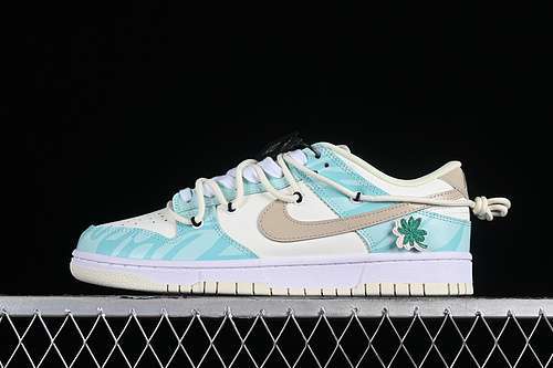 【380】[DJ6188-100]-[DUNK LOW SB RETRO WHITE/GREY/BLUE/GREEN]-[WOMAN:36-39]-[MAN:40-46]