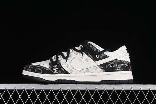 【380】[SJ2068-238]-[SB DUNK LOW L*V WHITE/GREY/BLACK]-[WOMAN:36-39]-[MAN:40-45]