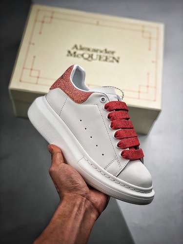 【350】[ALE*XANDER MCQUEEN WHITE/WHITE/PINK]-[WOMAN:35-39]