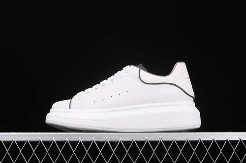 [ALE*XANDER MCQUEEN SOLE SNEAKERS WHITE/WHITE/BLACK]-[WOMAN:34-39]-[MAN:40-45]