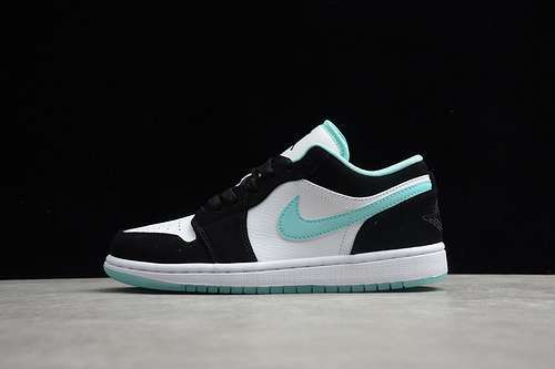 【340】[CQ9828-131]-[AIR JORDAN 1 LOW WHITE/BLACK-ISLAND GREEN]-[WOMAN:36-39]