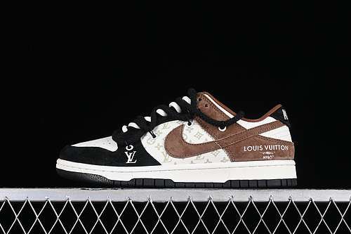 【380】[SJ2068-233]-[SB DUNK LOW L*V WHITE/BLACK/BROWN]-[WOMAN:36-39]-[MAN:40-45]
