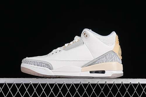 【480】[FJ9479-100]-[AIR JORDAN 3 CRAFT IVORY IVORY/GREY MIST/CREAM]-[MAN:40-47.5]