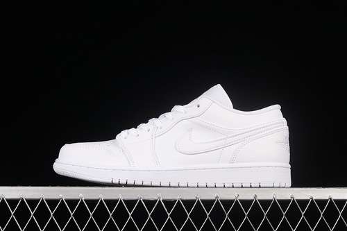 【300】[553558-130]-[AIR JORDAN 1 LOW WHITE/WHITE/WHITE]-[MAN:40-45]