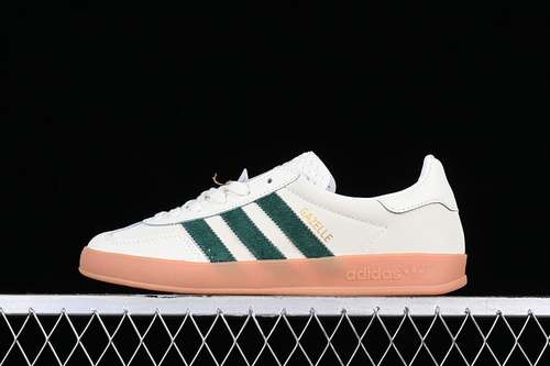 【230】[ID2567]-[ADIDAS ORIGINALS GAZELLE INDOOR BEIGE/GREEN]-[WOMAN:36-39]-[MAN:40-45]